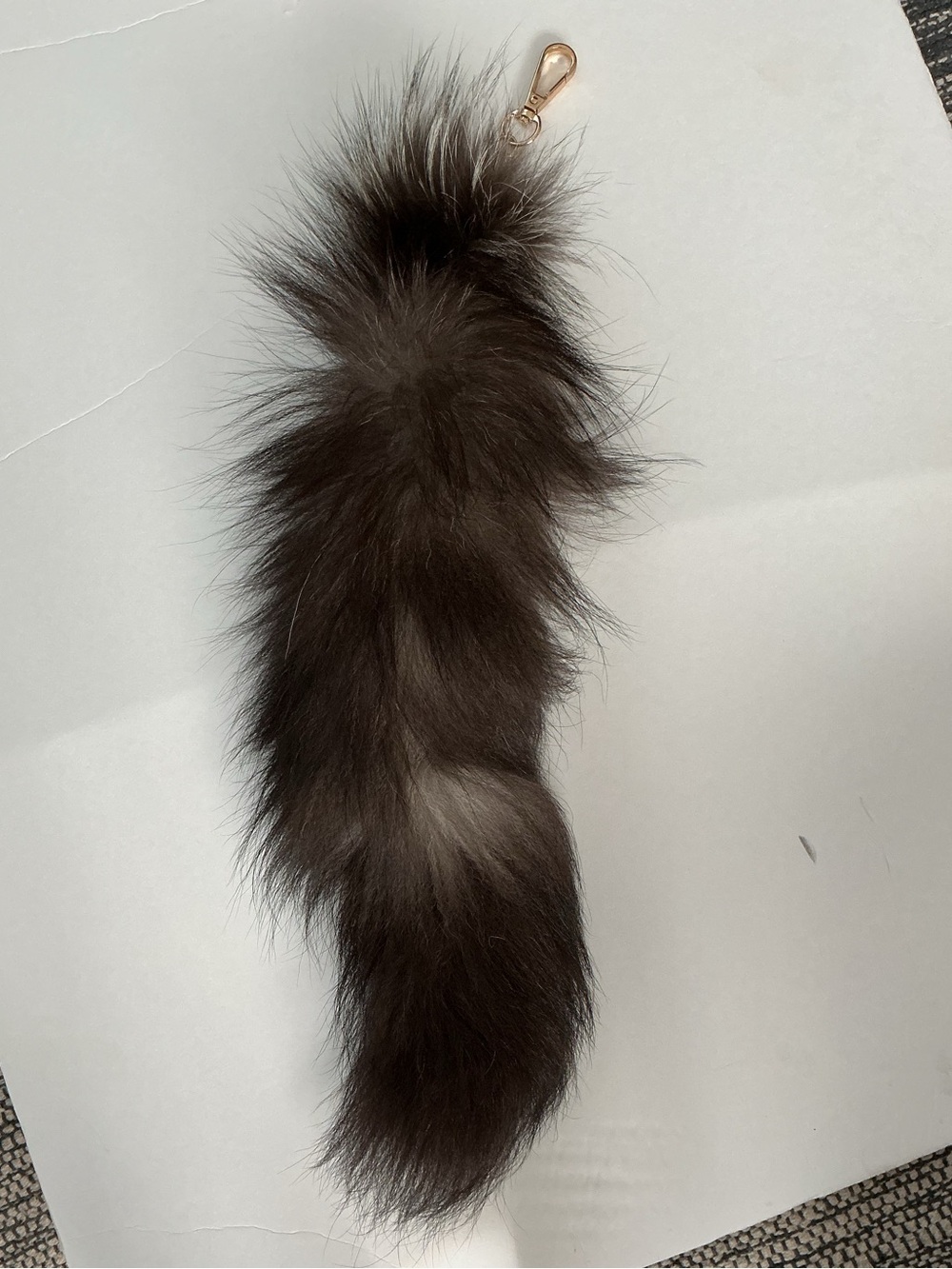 Soft Fluffy Fox Tail Bag Keychain